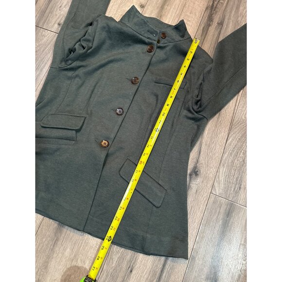 Sundance Spring Street Blazer Olive Green Button Front Jacket Womens Size L - Picture 6 of 8